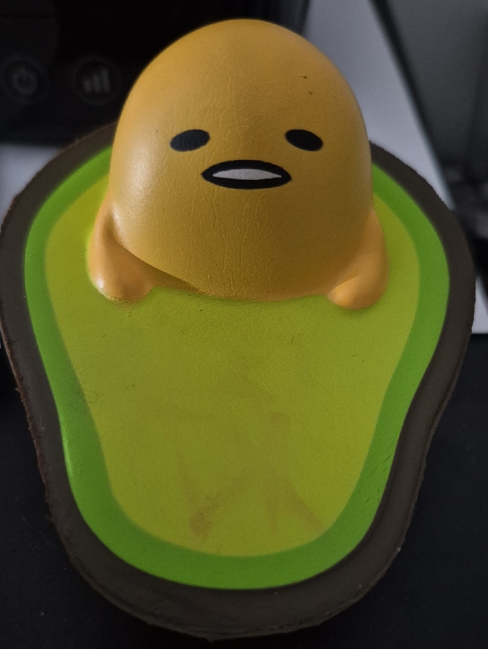 Yellow Avocado Character Figurine